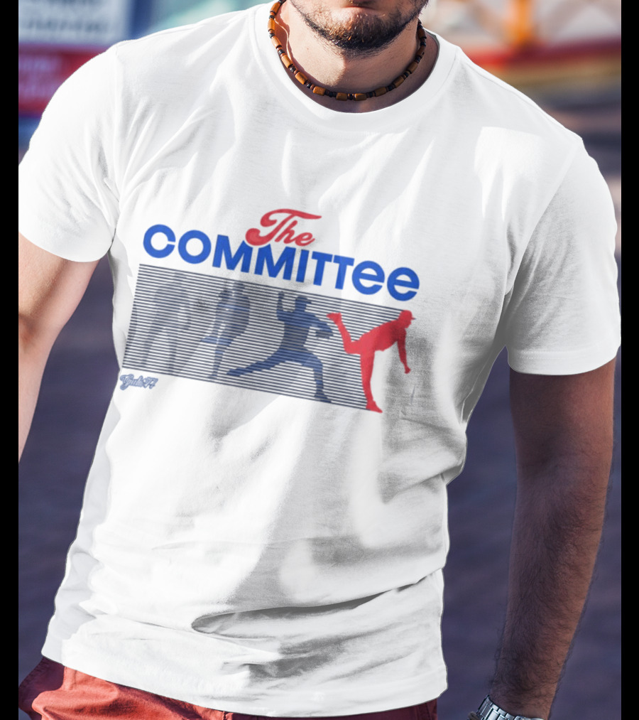 The Committee Gate 14 Podcast Baseball Pitcher Formation T-Shirt