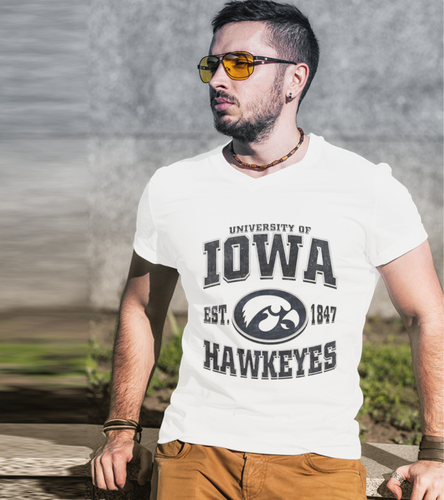 University Of Iowa Hawkeyes Est 1847 T-Shirt