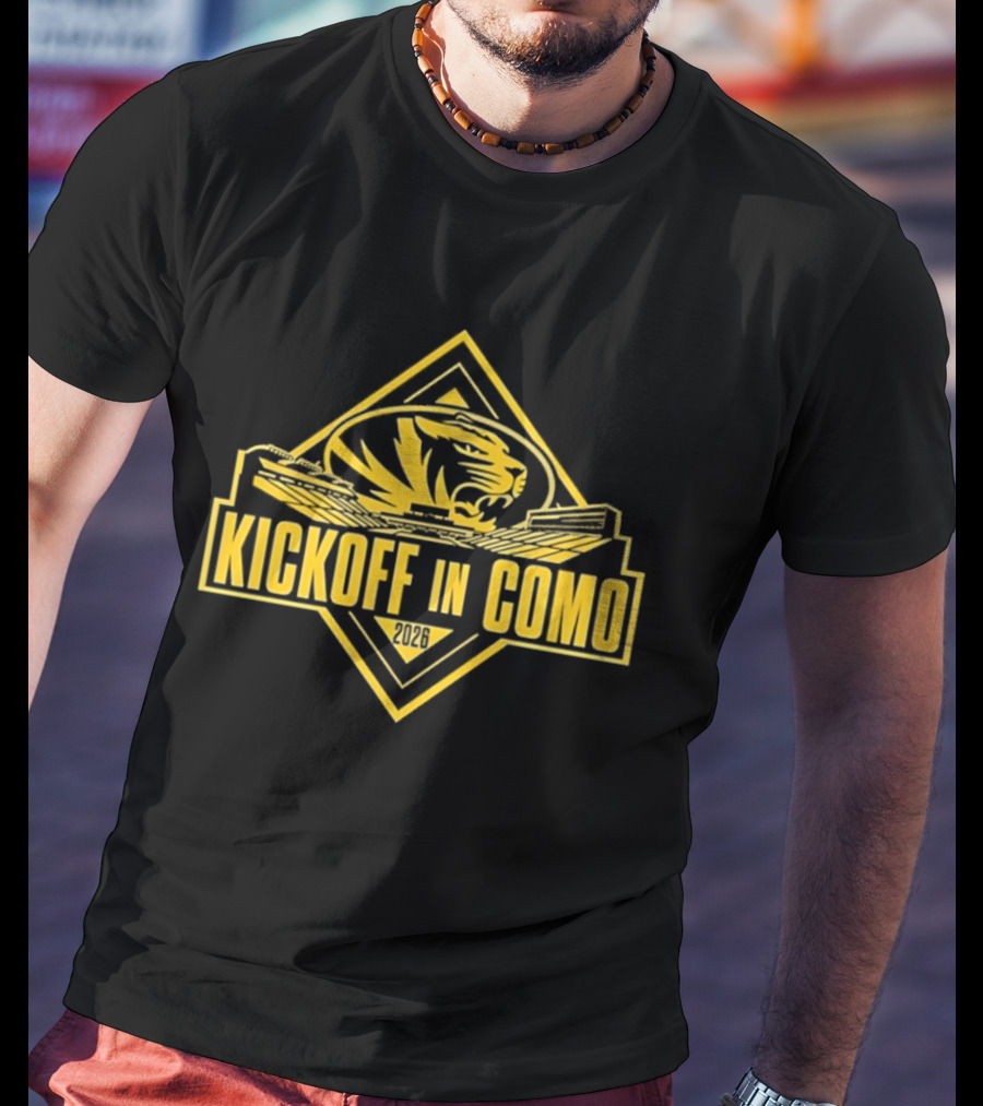 Kickoff In COMO Missouri Tigers Football Event T-Shirt