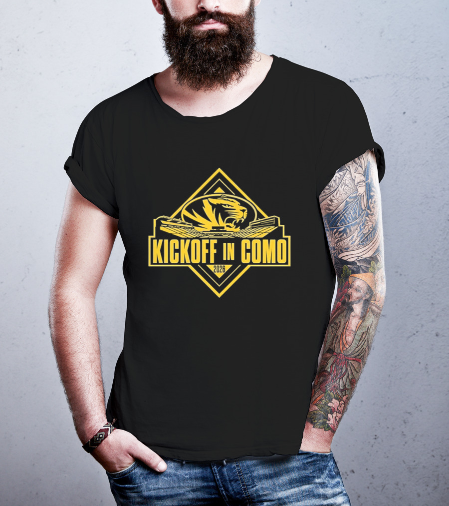 Kickoff In COMO Missouri Tigers Football Event T-Shirt