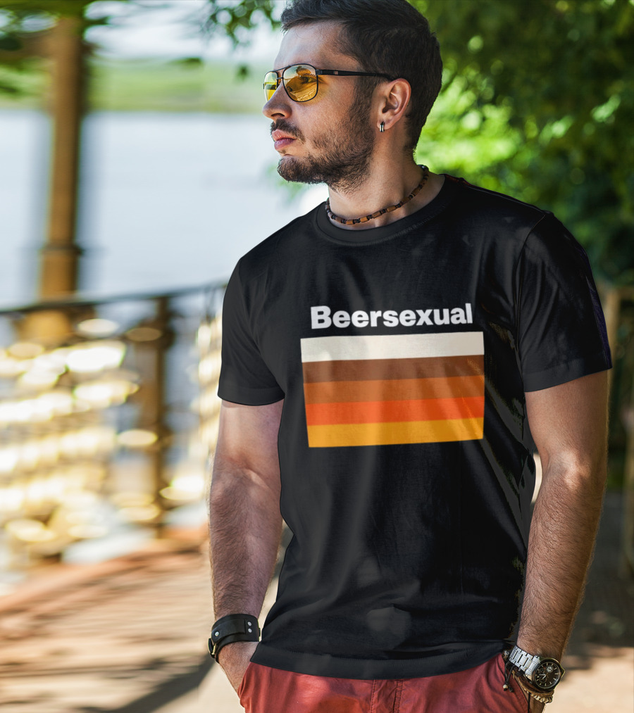 Bearsexual Pride Bear Flag Style LGBTQ+ T-Shirt