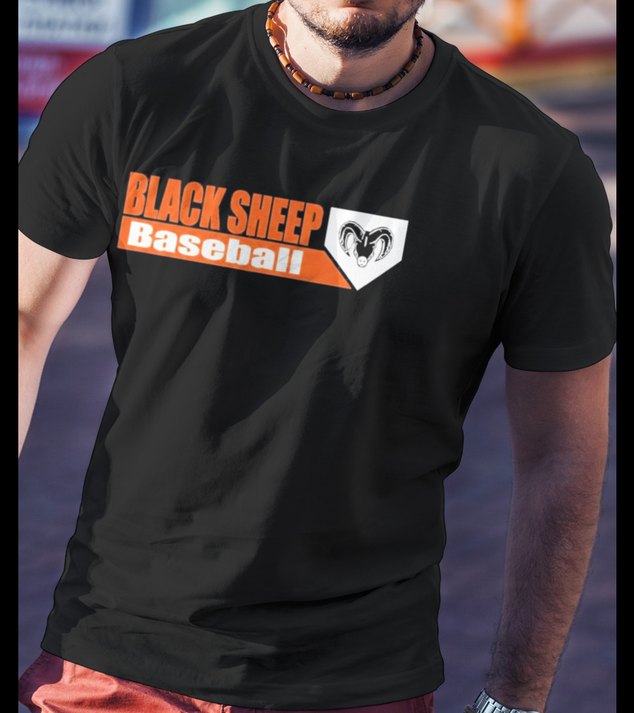 Dee Strange Gordon Black Sheep Baseball Ram T-Shirt