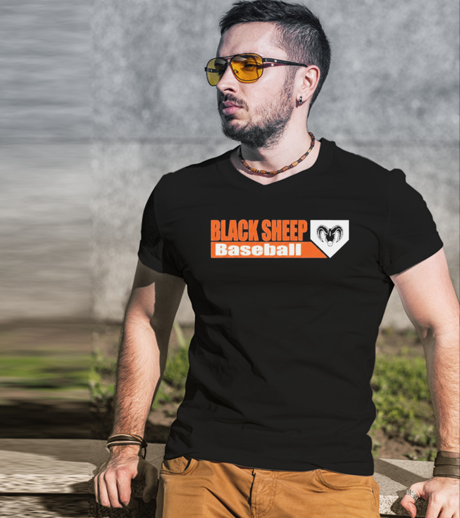 Dee Strange Gordon Black Sheep Baseball Ram T-Shirt