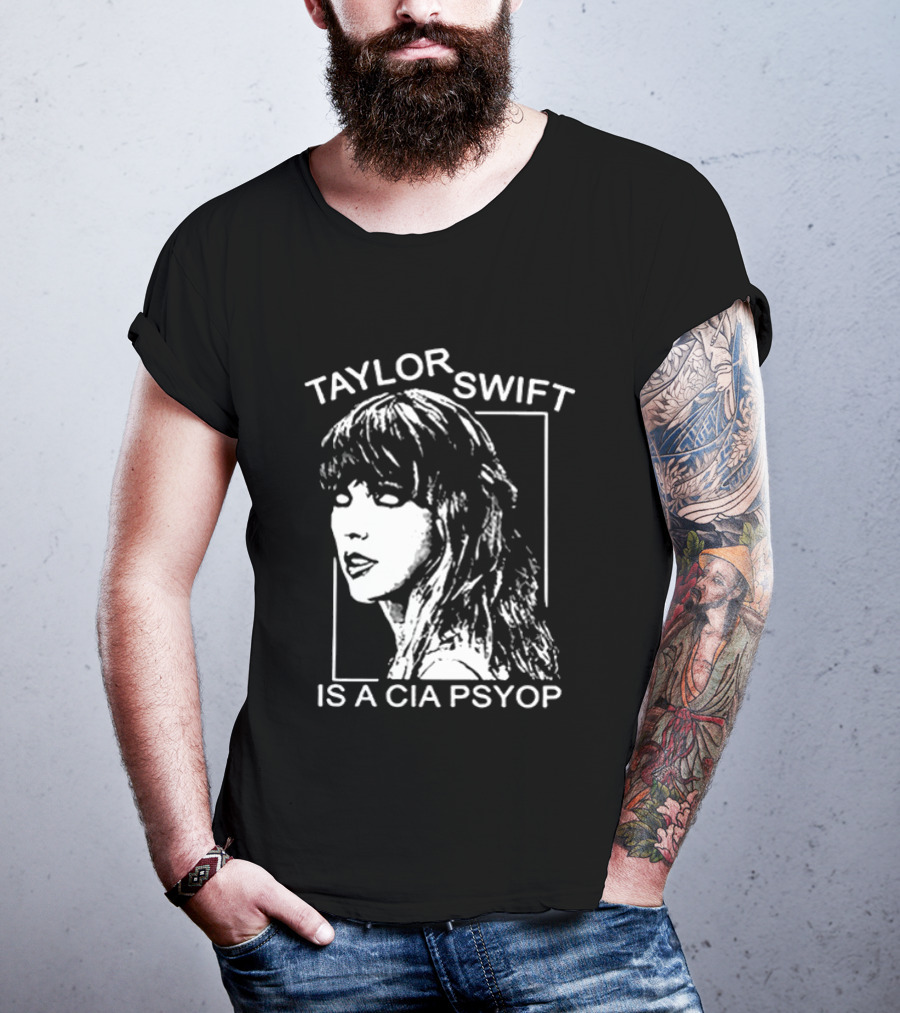 Kirk Hammett Wearing Taylor Swift Is A CIA Psyop T-Shirt