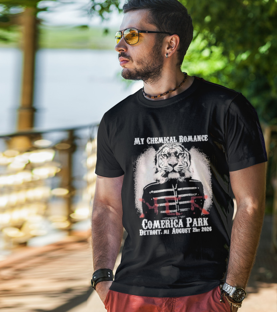 My Chemical Romance MCR Comerica Park Detroit MI August 21 2026 T-Shirt