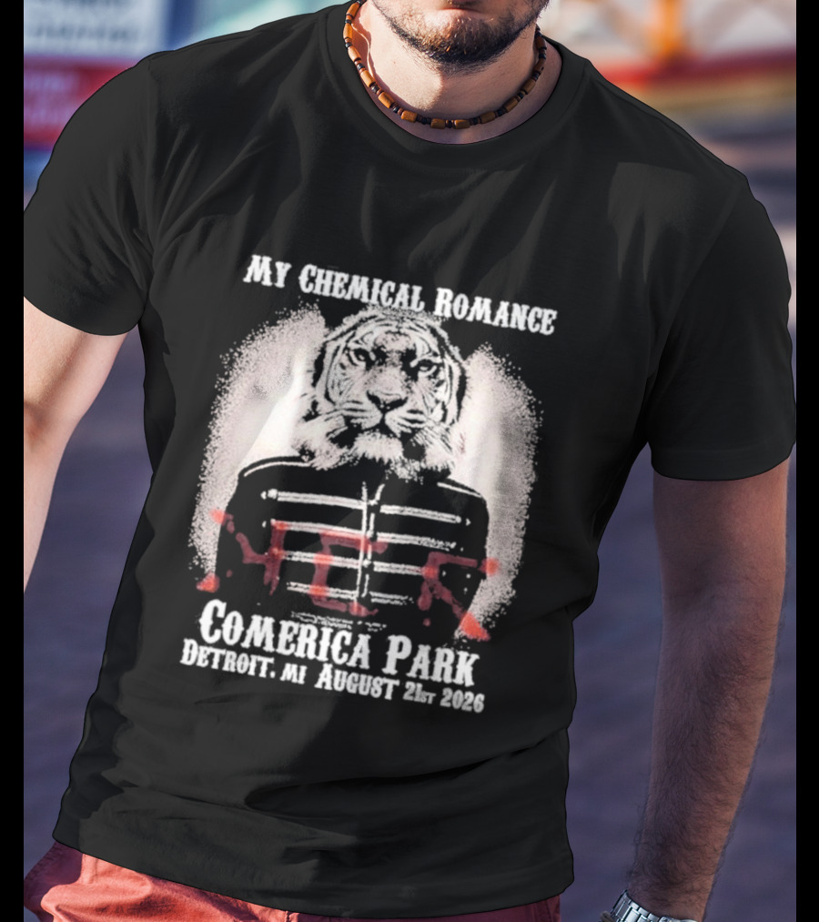 My Chemical Romance MCR Comerica Park Detroit MI August 21 2026 T-Shirt
