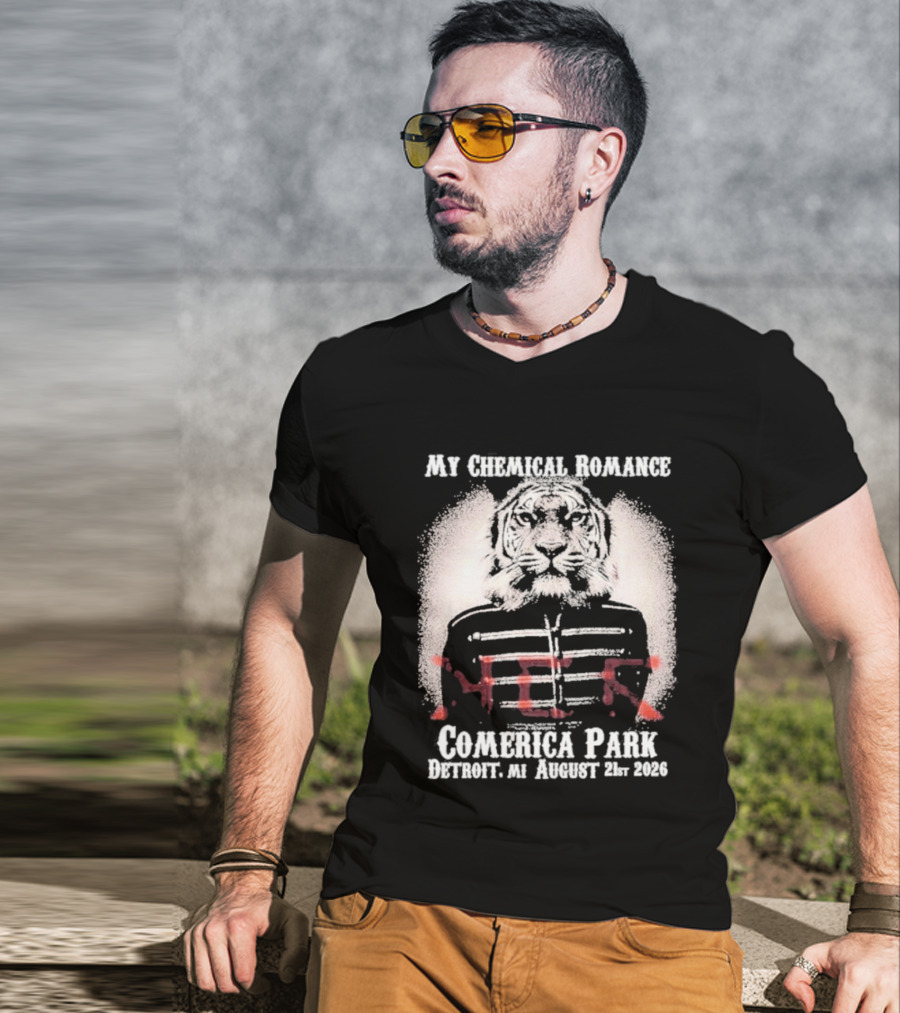 My Chemical Romance MCR Comerica Park Detroit MI August 21 2026 T-Shirt