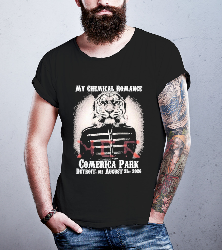 My Chemical Romance MCR Comerica Park Detroit MI August 21 2026 T-Shirt