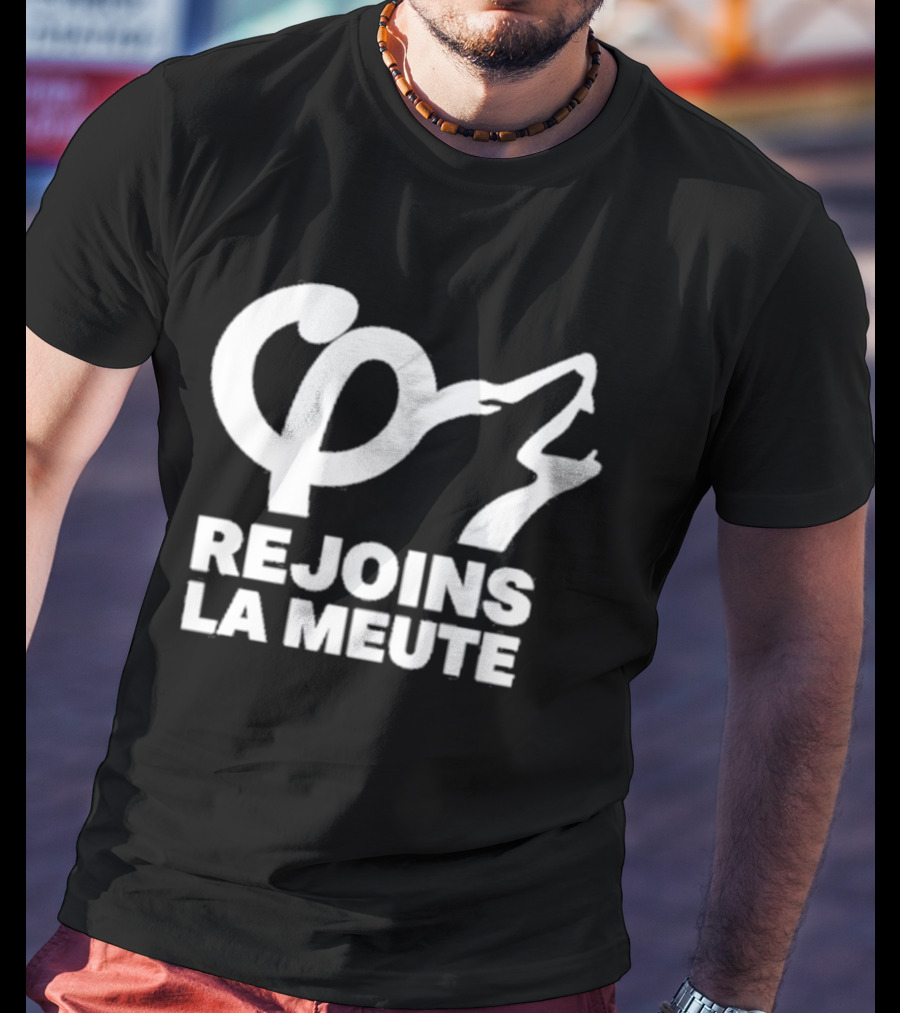 Rejoins La Meute Wolf Call Bold White T-Shirt