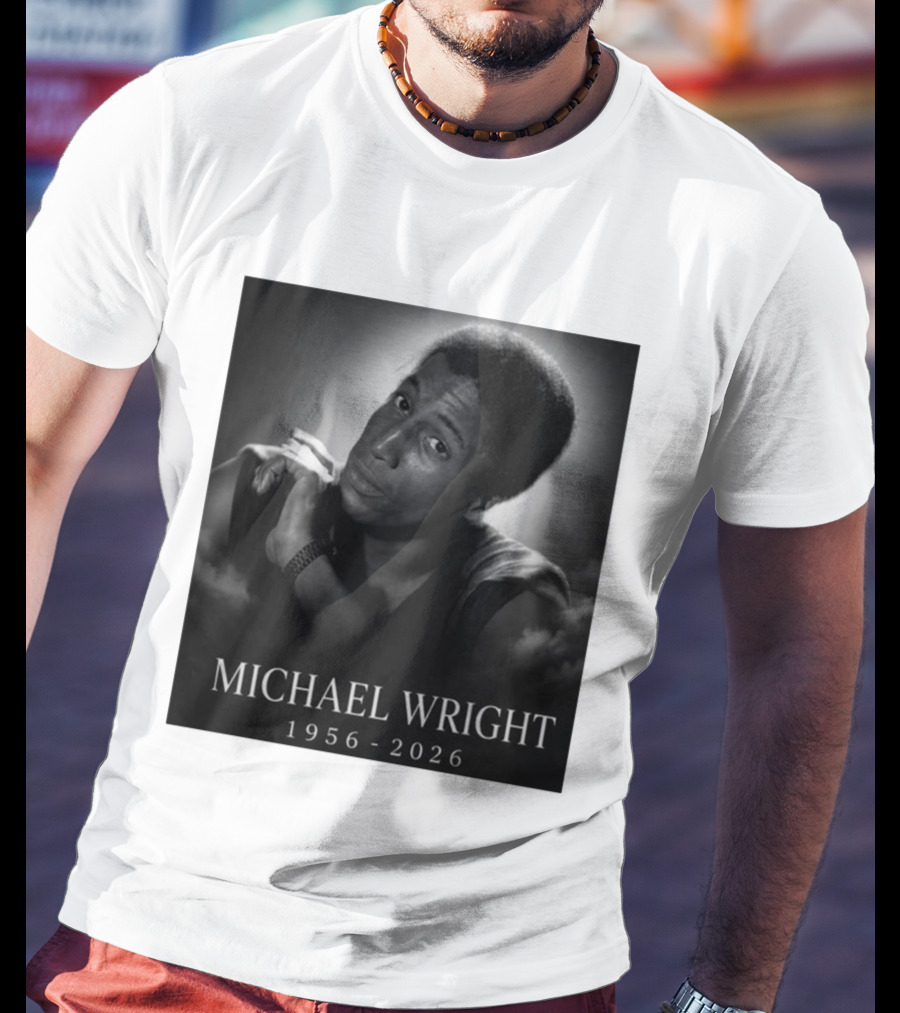 Michael Wright 1956 2026 Memoriam T-Shirt