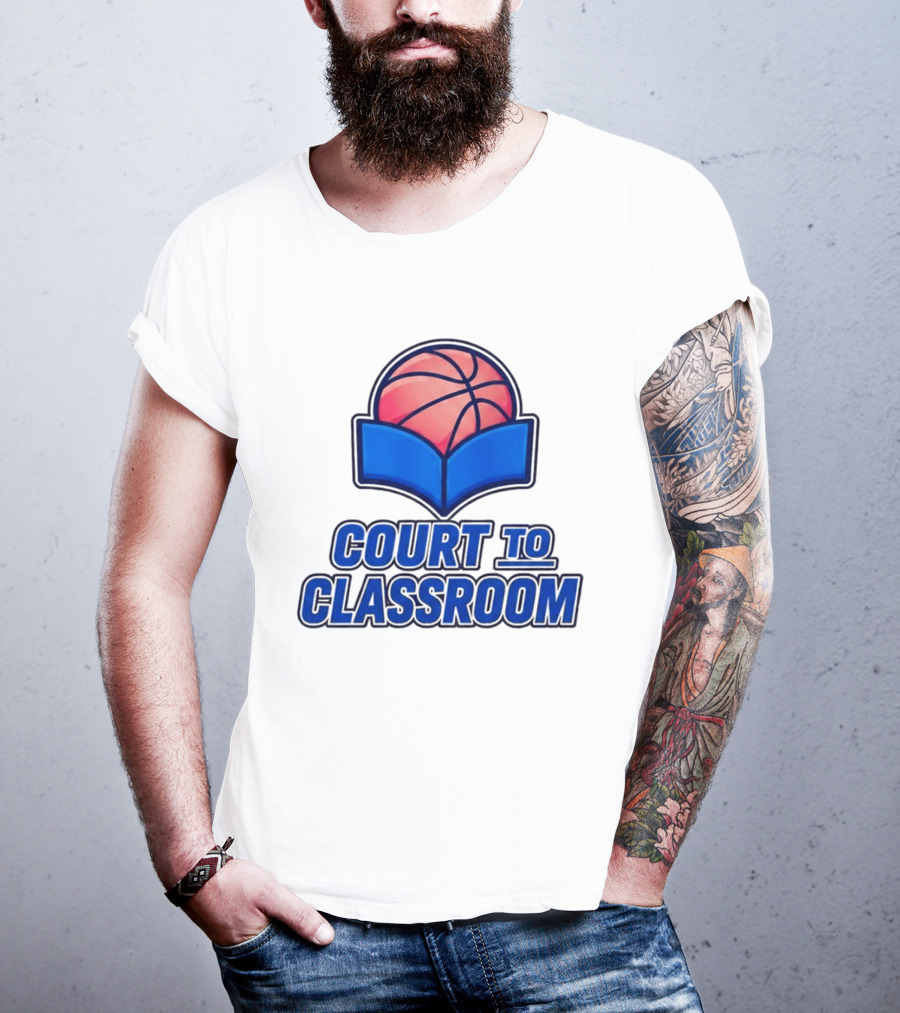 Morez Johnson Jr Court To Classroom Basketball And Education T-Shirt