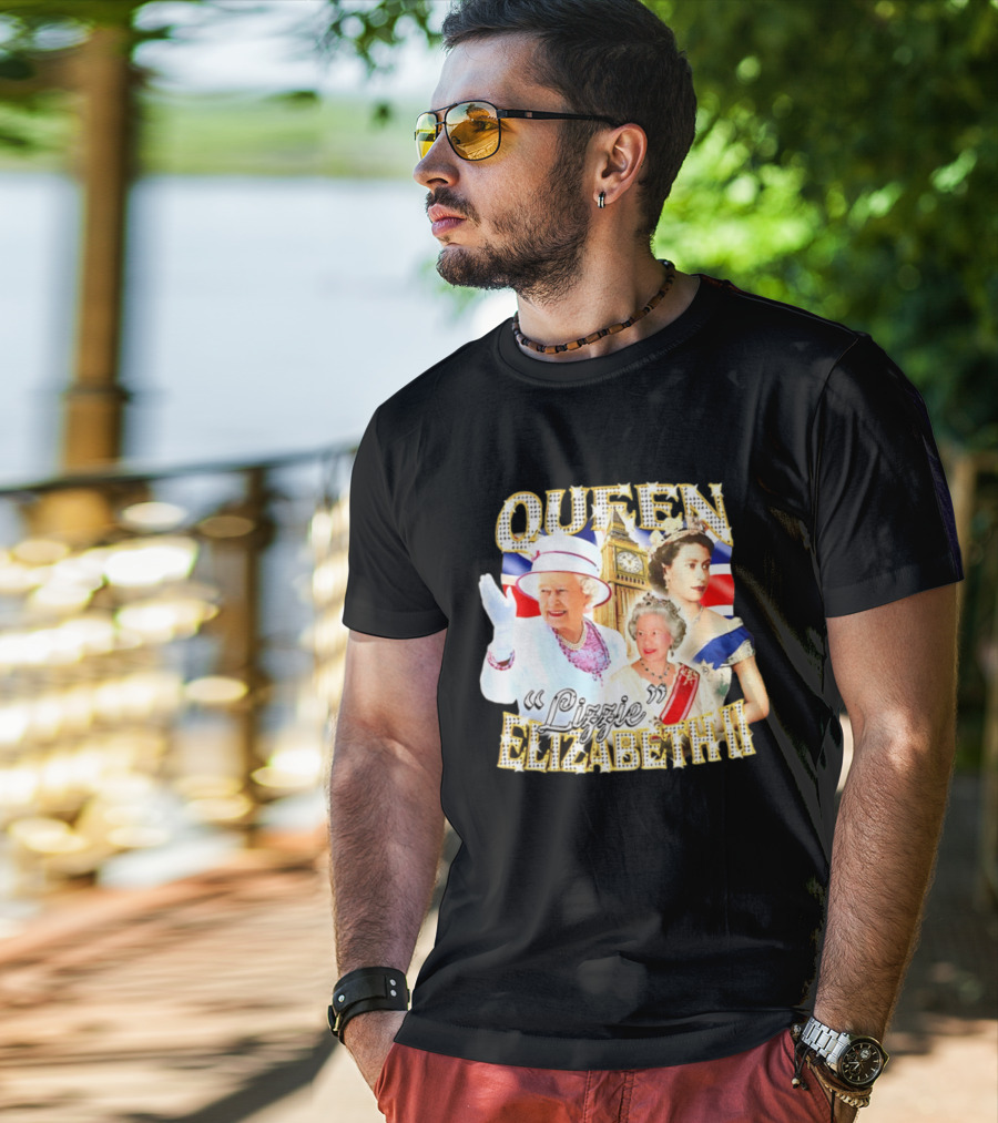 Queen Elizabeth II Lizzie 90s Bootleg Iconic Royal T-Shirt