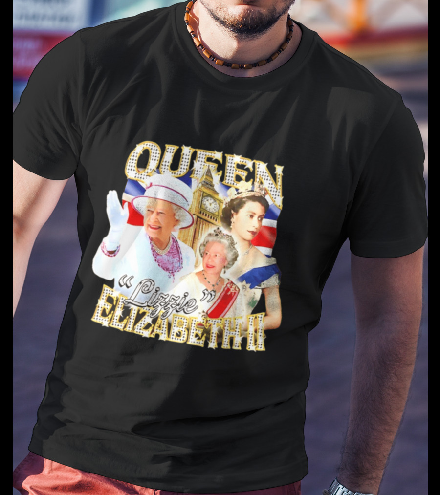 Queen Elizabeth II Lizzie 90s Bootleg Iconic Royal T-Shirt