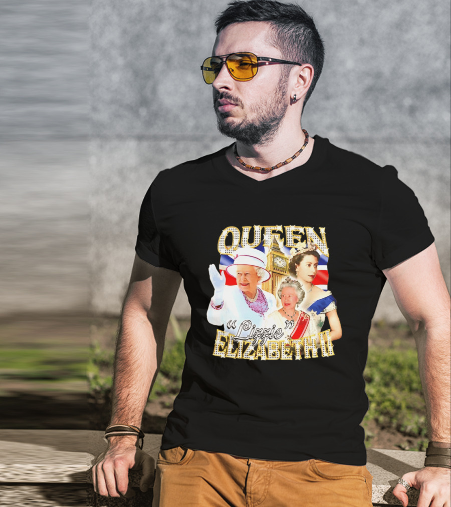 Queen Elizabeth II Lizzie 90s Bootleg Iconic Royal T-Shirt