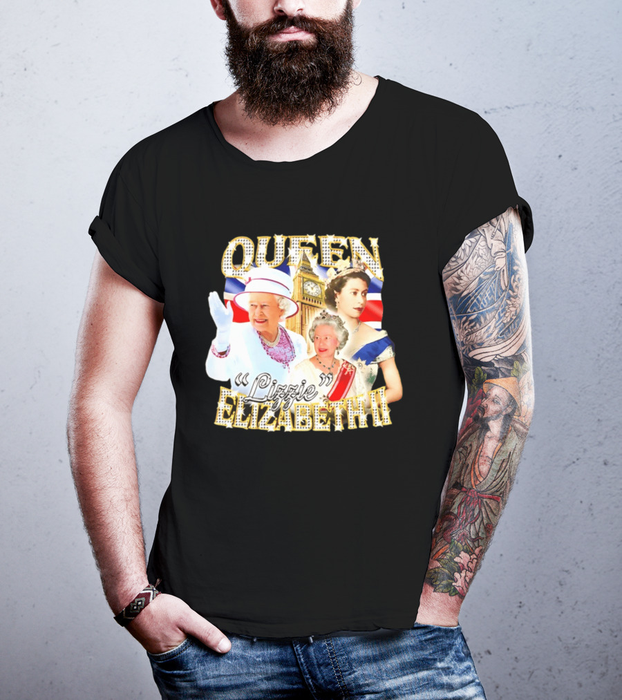 Queen Elizabeth II Lizzie 90s Bootleg Iconic Royal T-Shirt