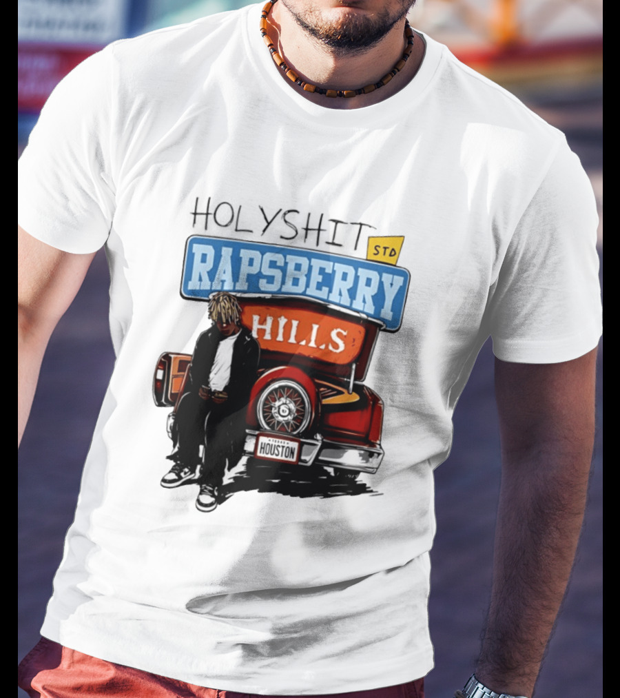 Holyshit Std Rapsberry Hills Houston Texas Car Scene T-Shirt