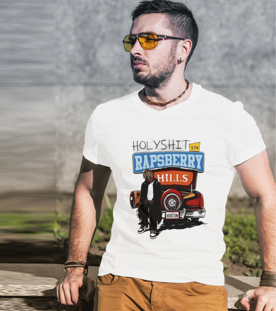 Holyshit Std Rapsberry Hills Houston Texas Car Scene T-Shirt