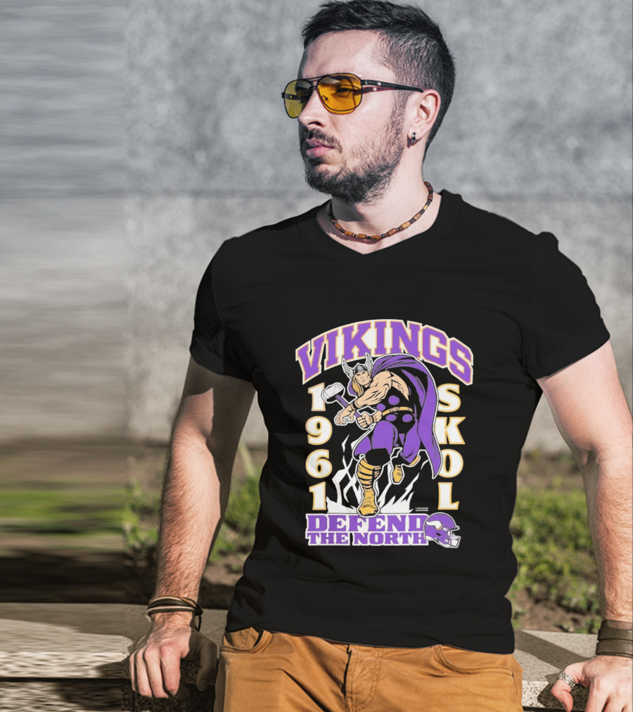 Vikings Defend The North Skol 1961 Minnesota T-Shirt