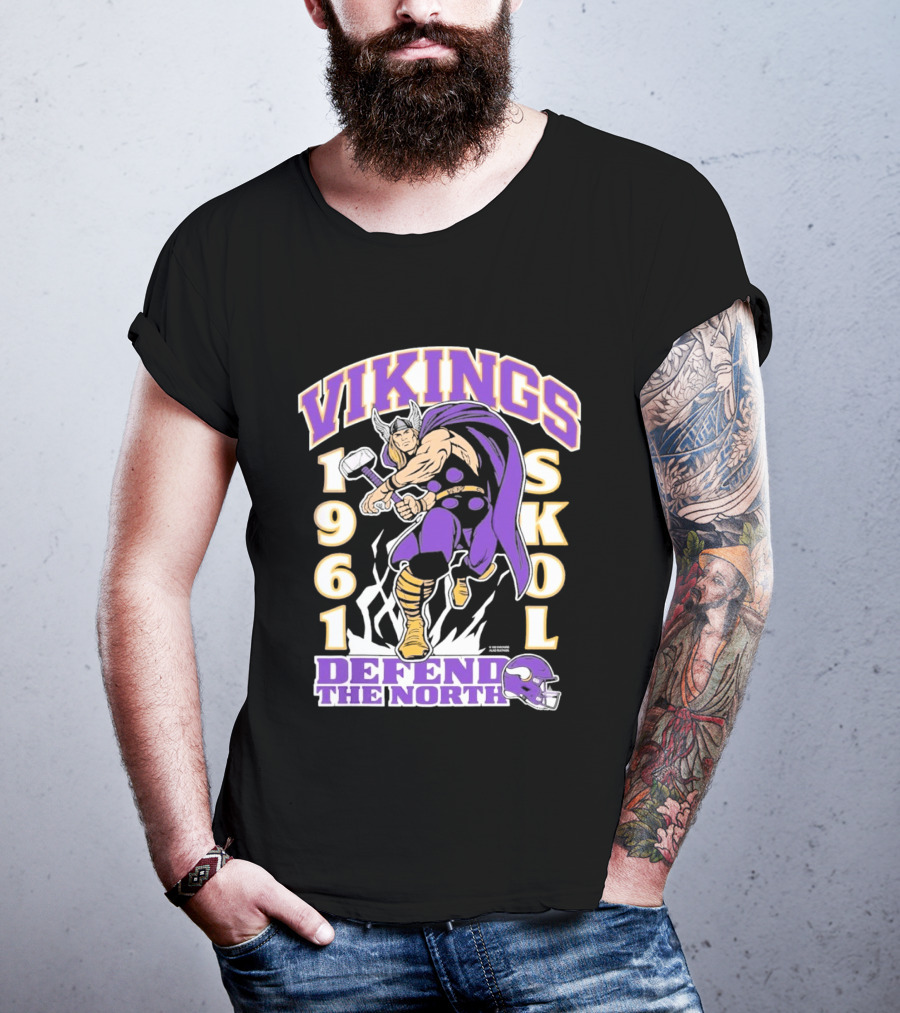 Vikings Defend The North Skol 1961 Minnesota T-Shirt