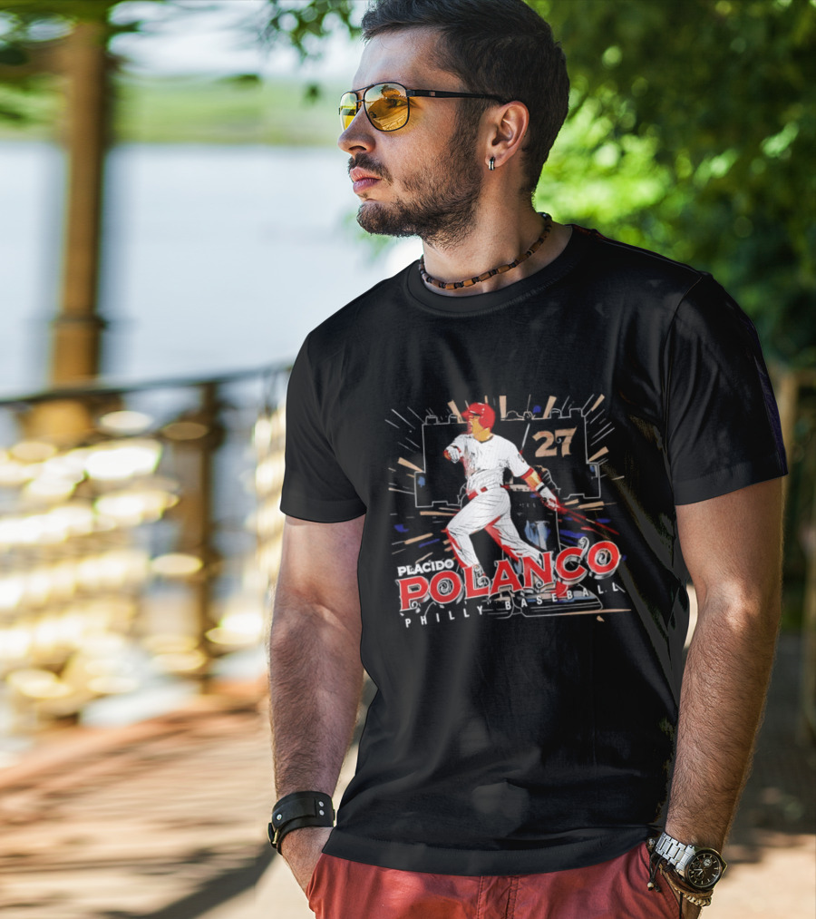 Placido Polanco 27 Philadelphia Phillies Baseball Player T-Shirt