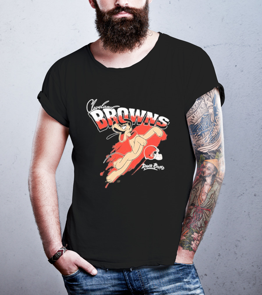 Cleveland Browns Pluto Disney Character Collaboration 2026 T-Shirt