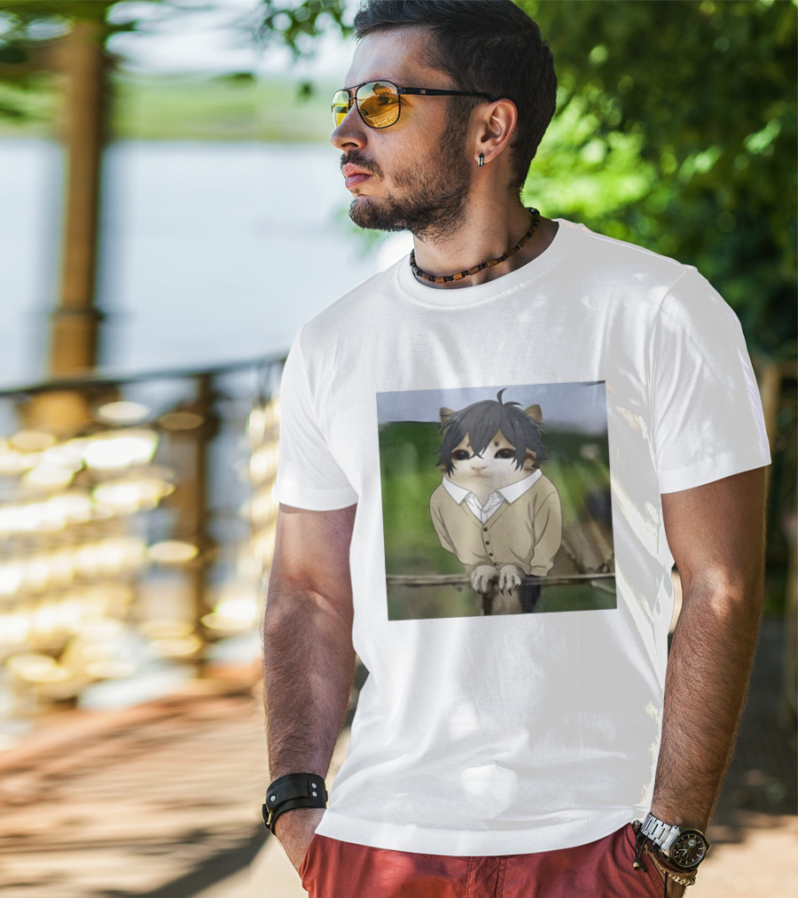 Horimeowls Miyamura Cat Owl Meme Anime Hybrid T-Shirt