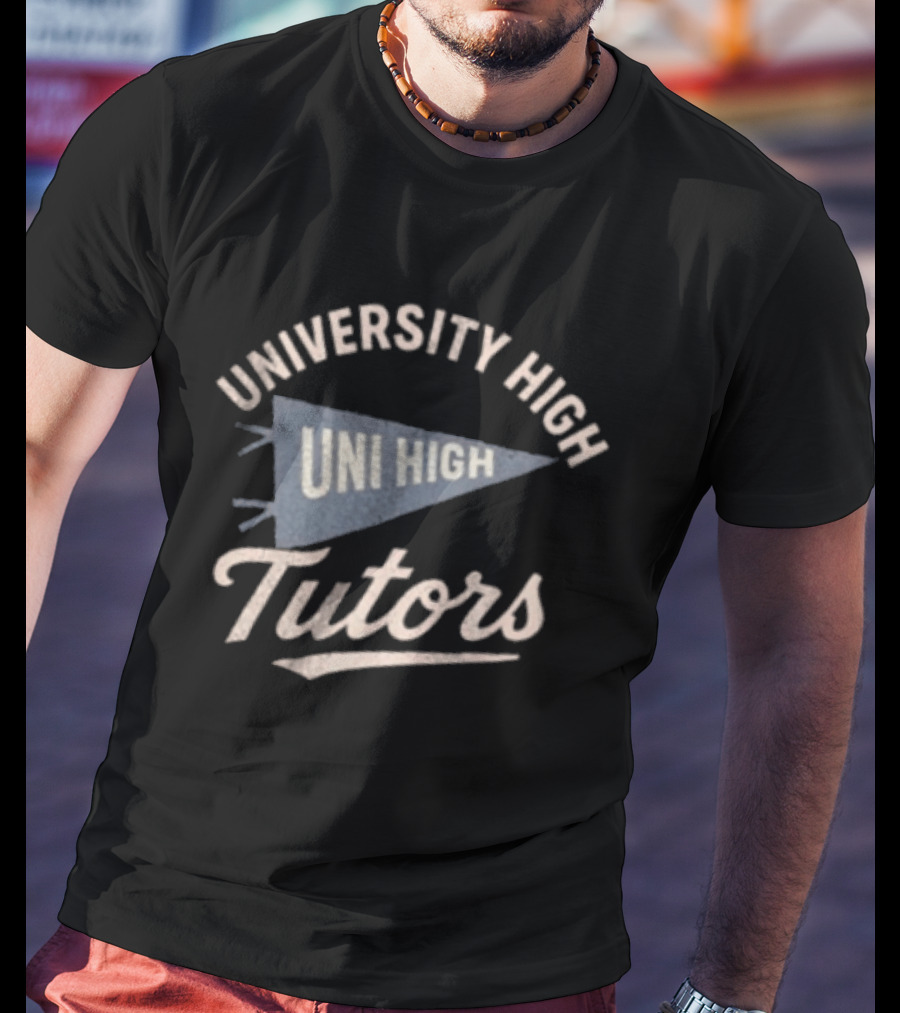 University High Uni High Tutors Pennant Classic College T-Shirt