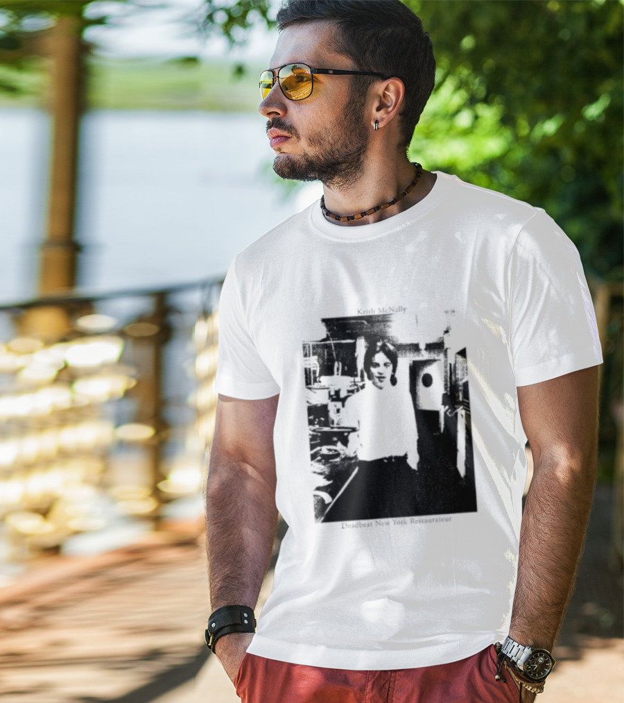 Keith McNally Dead Beat New York Restaurateur Black And White T-Shirt