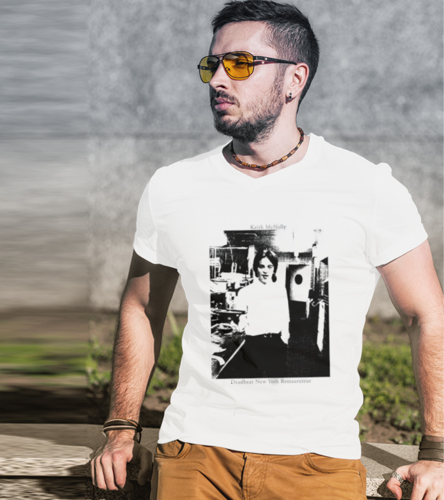 Keith McNally Dead Beat New York Restaurateur Black And White T-Shirt
