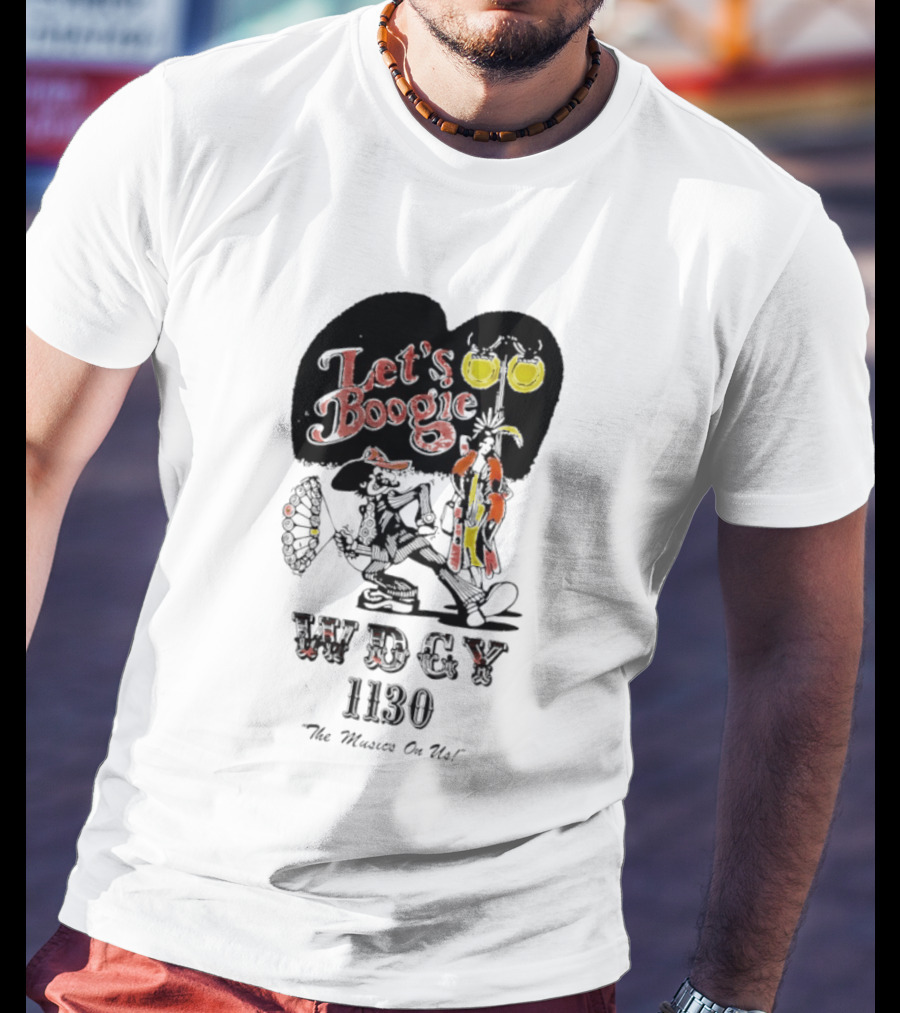 Let's Boogie WDCY 1130 The Music's On Us T-Shirt