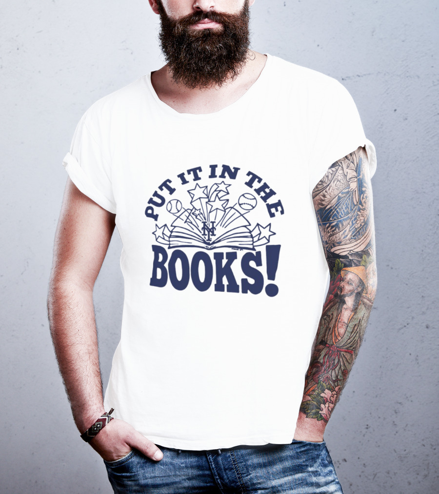 Put It In The Books New York Mets MLB Baseball Stars Celebration T-Shirt