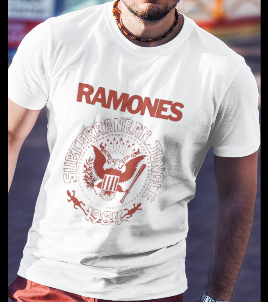 Ramones Subterranean Jungle 1984 Hey Ho Let's Go T-Shirt