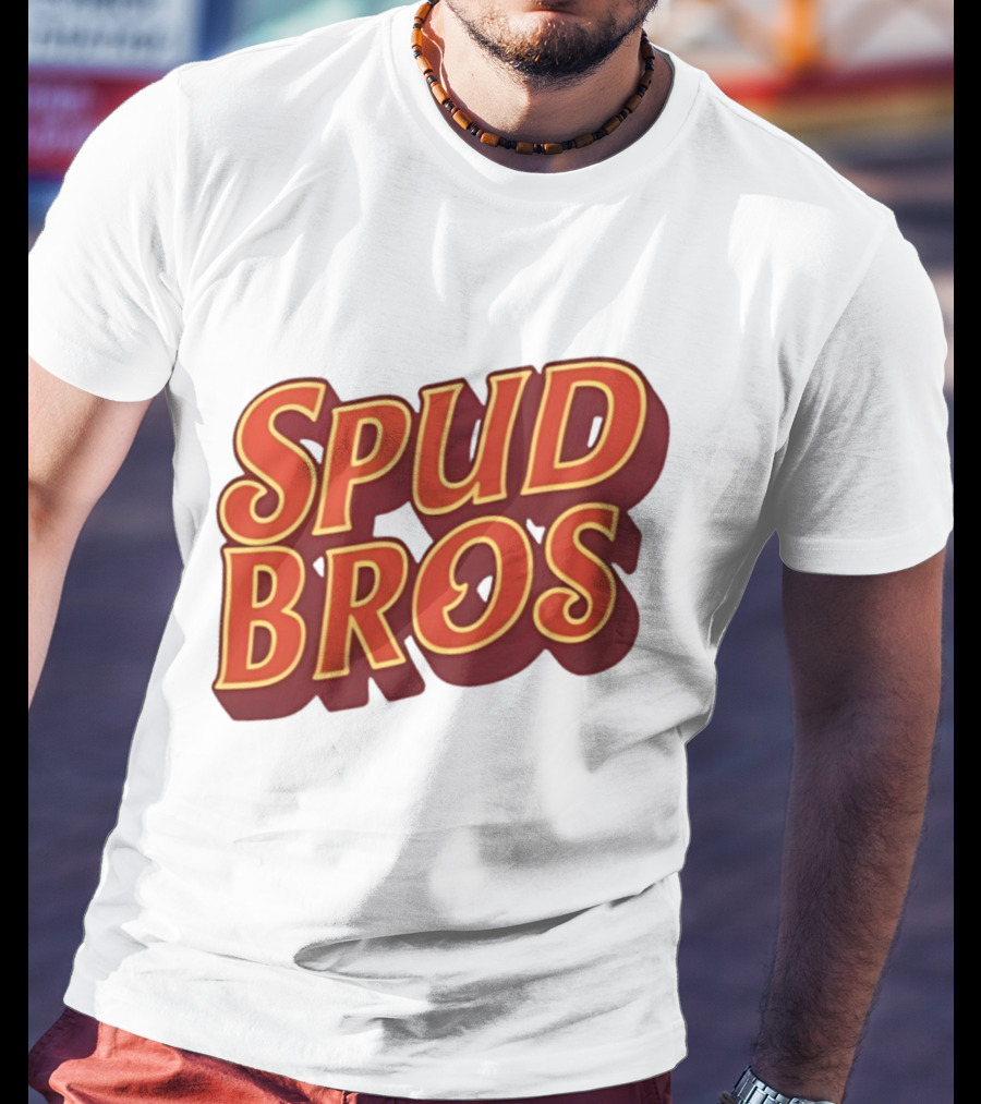 Spud Bros Joe Tessitore Playful Retro Font T-Shirt
