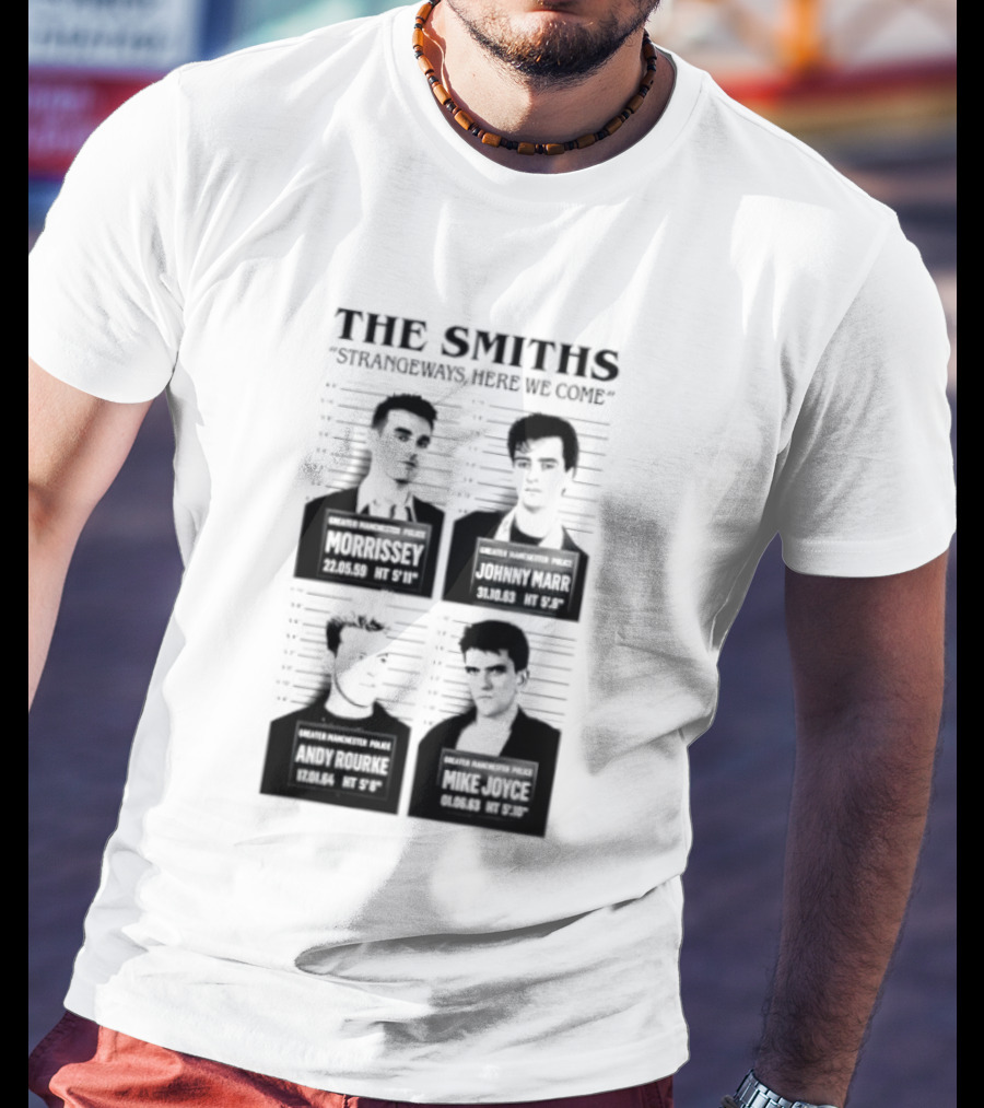 The Smiths Strangeways Here We Come Morrissey Johnny Marr Shots T-Shirt