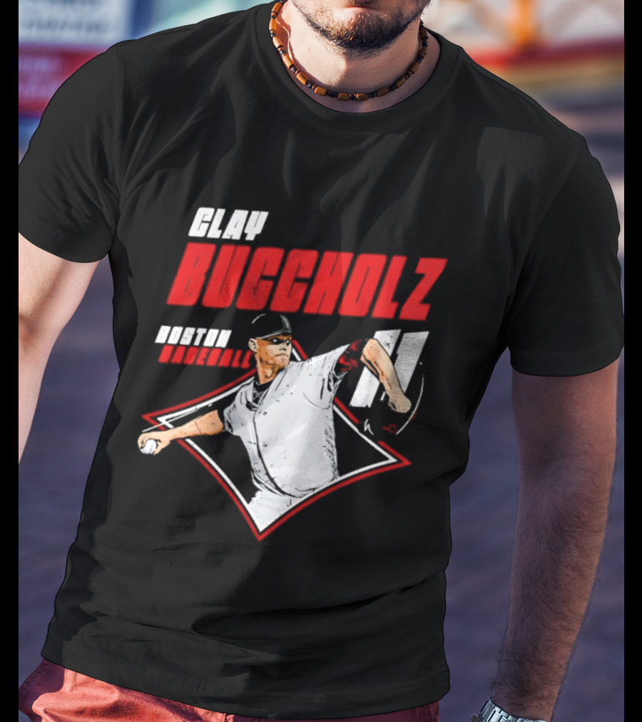 Clay Buccholz 11 Boston Red Sox Pitching Legend T-Shirt