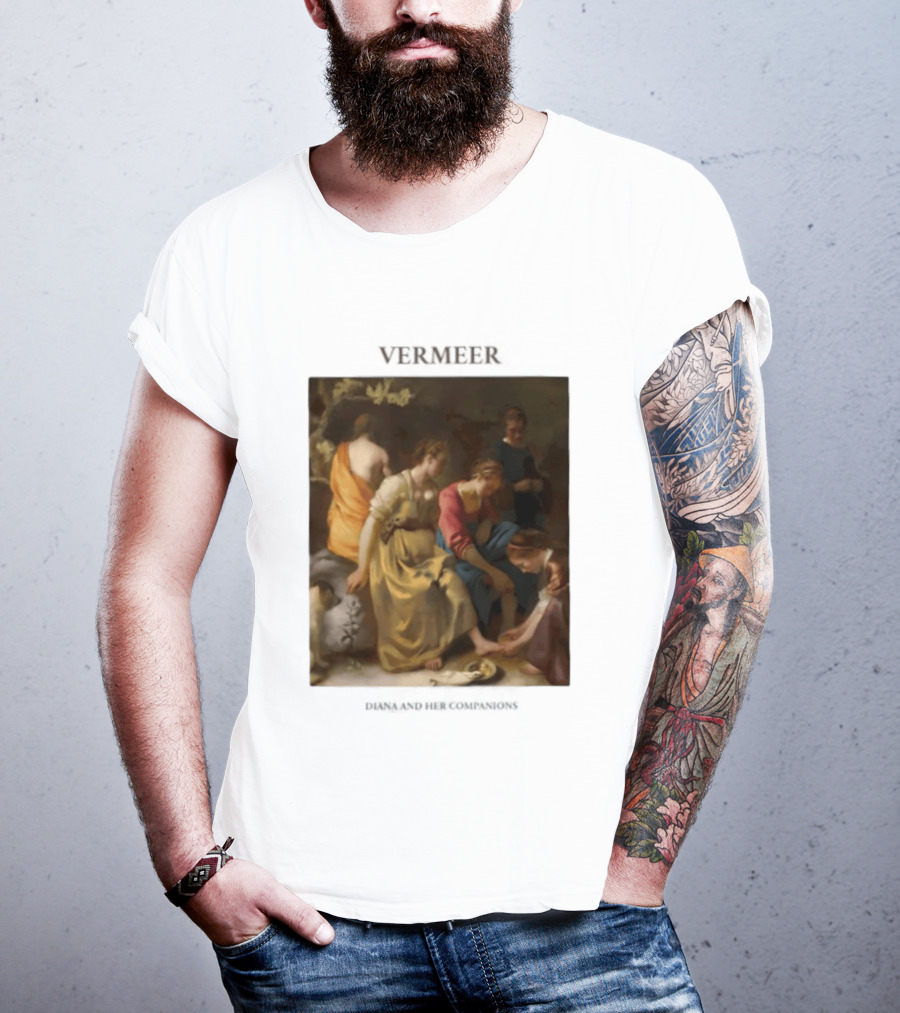 Vermeer Diana And Her Companions 1655 Gogh Company T-Shirt