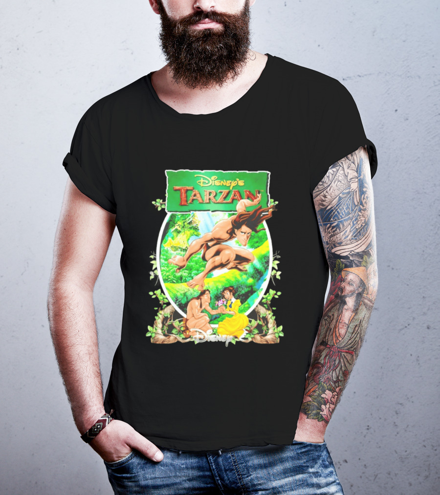 Disney's Tarzan Jungle Adventure Jane Animation Scene T-Shirt