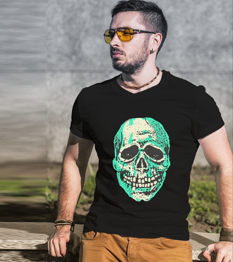 Halloween Trio Skull Spooky Gothic T-Shirt