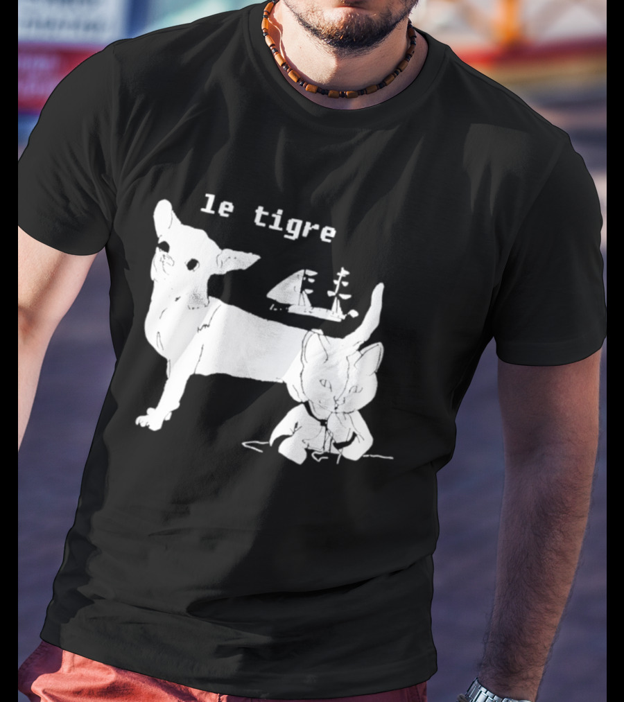 Le Tigre Chihuahua Cat Ship Kathleen Hanna T-Shirt