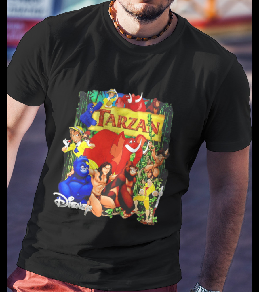 Disney Tarzan Characters Jane Porter Terk Adventure T-Shirt