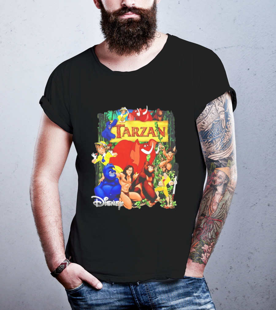 Disney Tarzan Characters Jane Porter Terk Adventure T-Shirt