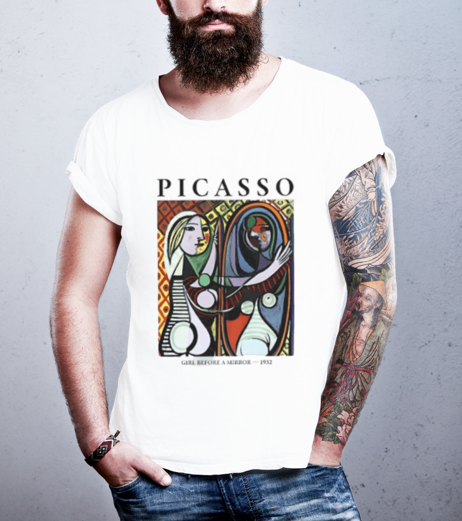 Pablo Picasso Girl Before A Mirror Painting T-Shirt