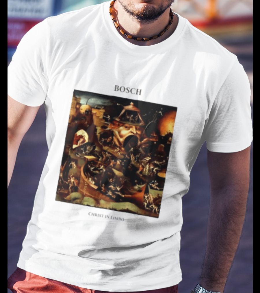 Hieronymus Bosch Christ In Limbo Medieval Painting Print T-Shirt