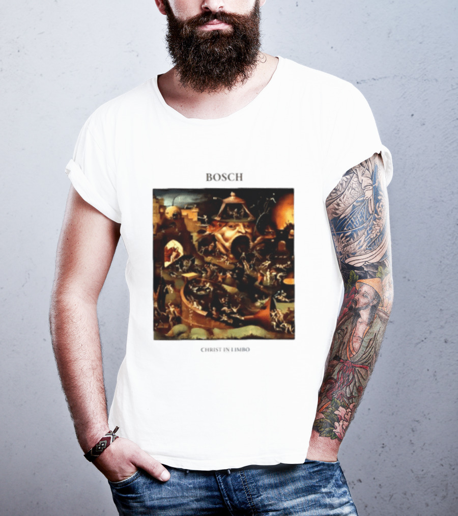 Hieronymus Bosch Christ In Limbo Medieval Painting Print T-Shirt
