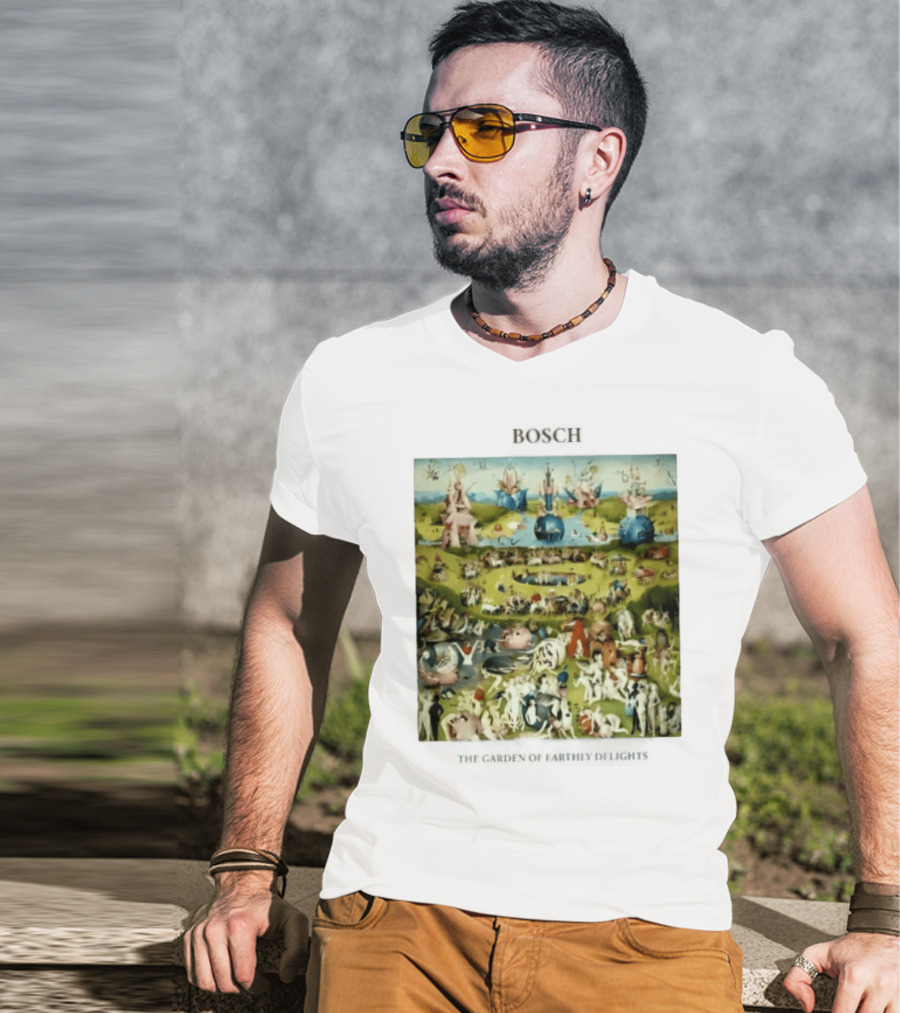 Bosch The Garden Of Earthly Delights Painting T-Shirt