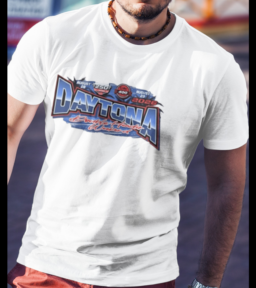 August 28 29 2026 Daytona Double Header Weekend Winn Dixie 250 And Coke 400 Racing Event T-Shirt