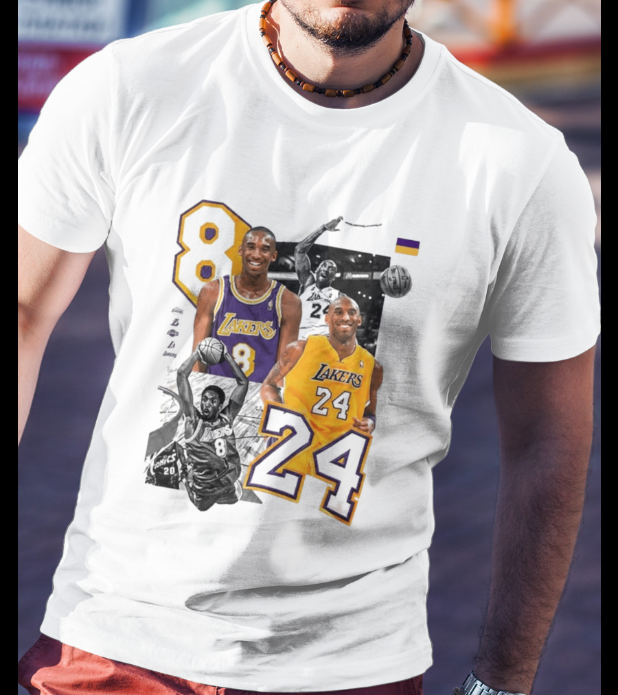 Kobe Bryant Los Angeles Lakers 8 24 Mamba Day T-Shirt