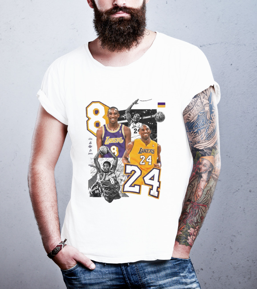 Kobe Bryant Los Angeles Lakers 8 24 Mamba Day T-Shirt