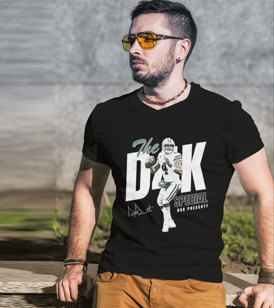 The D4k Special Dak Prescott Dallas Cowboys Football Player T-Shirt