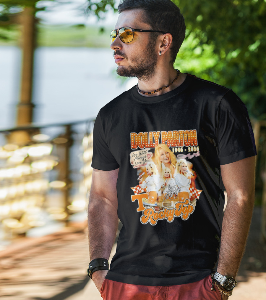 Dolly Parton 1946 2026 We Will Always Love You Tennessee Volunteers Rocky Top T-Shirt